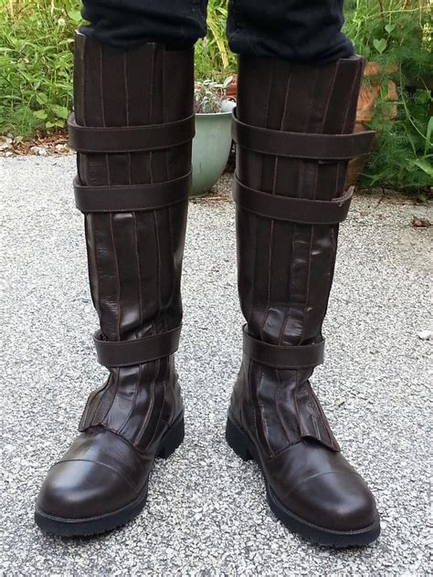 museum replicas anakin boots|STAR WARS Anakin Skywalker Jedi Boots Prop Replica by Museum Replicas .